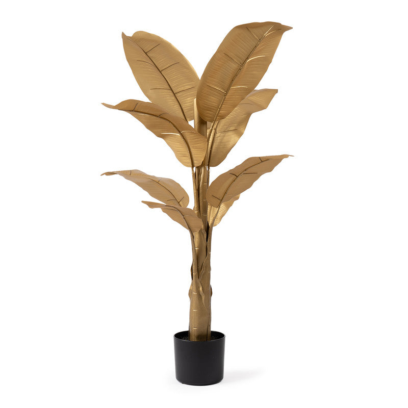 100cm Real Touch Gold Banana Tree